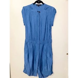 BCBG Maxazria Blue Shortsleeve Summer Romper